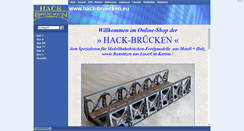 Desktop Screenshot of hack-bruecken.de